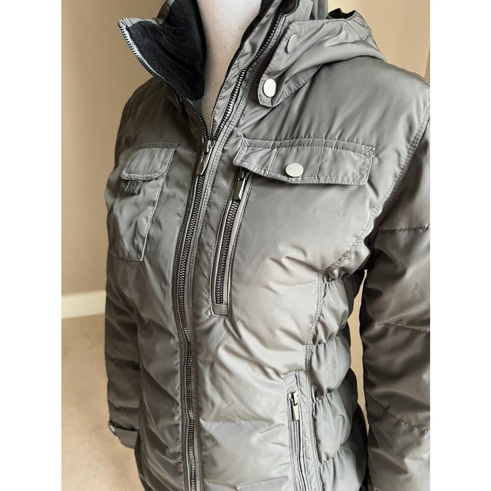 Obermeyer Leighton ironwood olive full zip winter/ski jacket size 8 - Picture 7 of 9